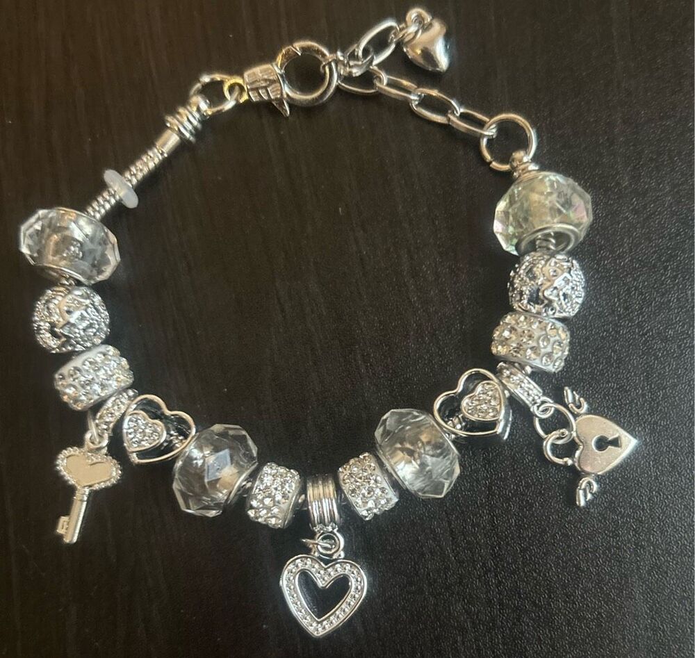 Heart Charm Bracelet